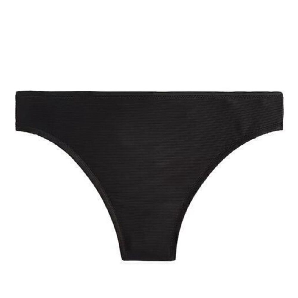 J crew Ribbed high-rise cheeky bikini bottom be808